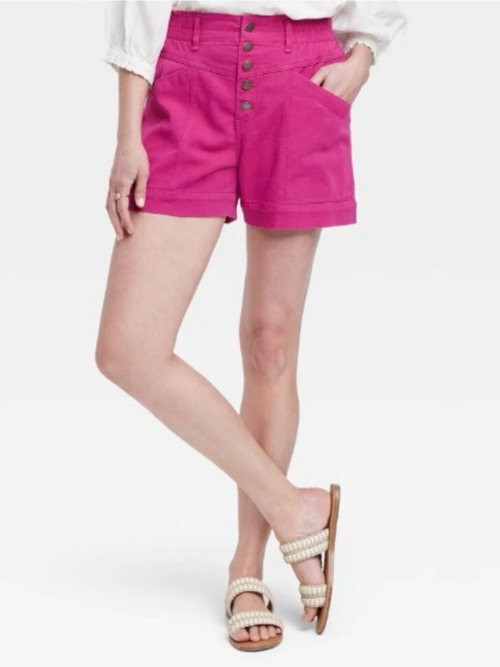 VGUC- RETIRED Knox Rose High-Rise Relaxed Fit Elastic Waist Short